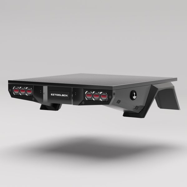 Black Aluminium Tray 1800mm
