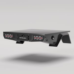 Black Aluminium Tray 1800mm with Trundle Drawer