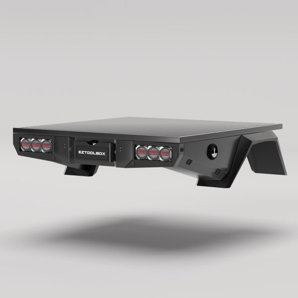 Black Aluminium Tray 1800mm with Trundle Drawer