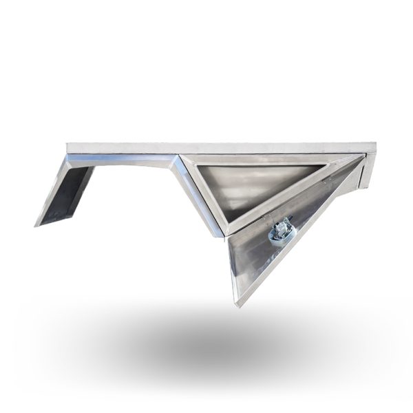 Aluminium Tray 1600L mm Tapered Style Deck Only - Image 2