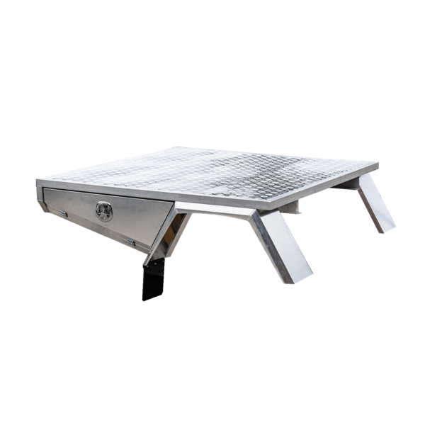 Aluminium Tray 1800mm Double Tapered Style Deck Only - Image 2