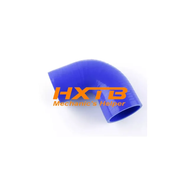 BLUE 90 Degree Reducer Elbow Joiner SILICONE Hose 76mm-102mm 3″- 4″