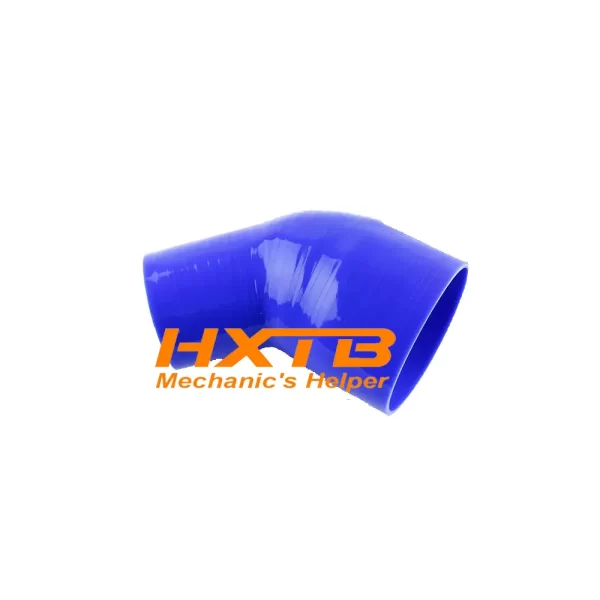 Universal 45 Degree 2.5" to 3" 64mm to 76mm Silicone Elbow Reducer Hose - Image 2