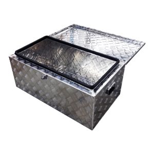 800x450x350mm Aluminium Top Open Tool Box - Image 2