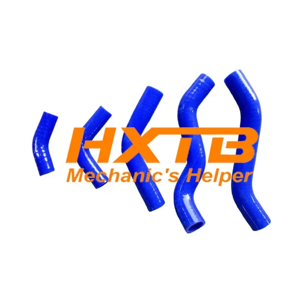 Blue silicone radiator hose kit for Honda CR125R 1998-1999, high-performance cooling upgrade