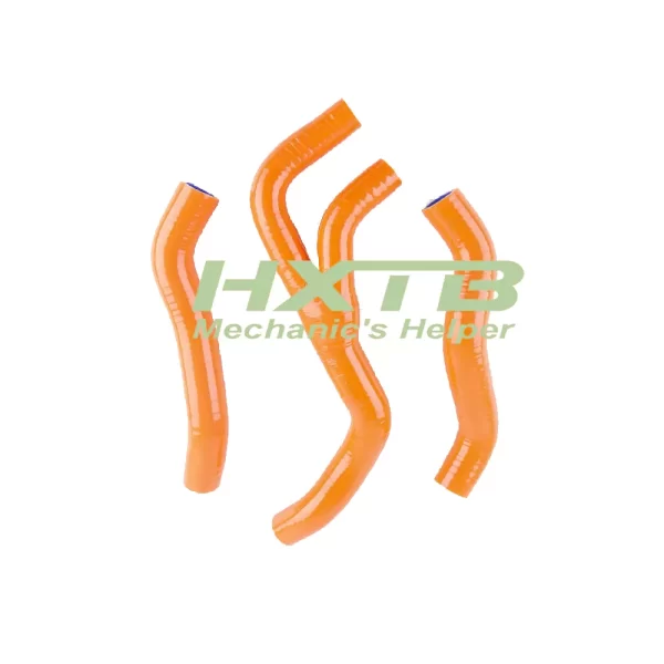 Enhance your CR125R's cooling system with these flexible ORANGE silicone radiator hoses
