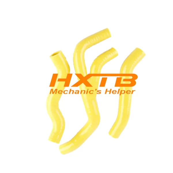 High-temperature resistant YELLOW silicone hoses for Honda CR125R motorcycle