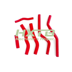 Red silicone radiator hose kit for Honda CR125R (1990-1997) - high-performance cooling upgrade