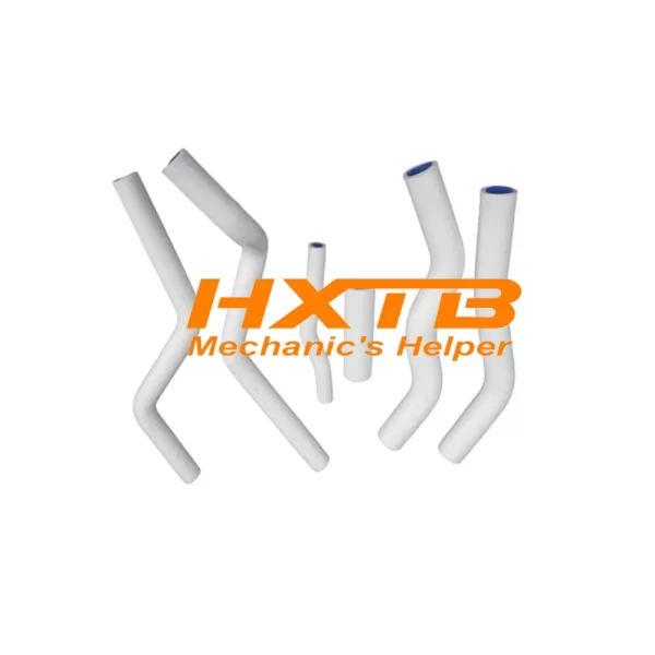 WHITE silicone coolant hoses for Honda CR125R - superior flexibility & heat resistance