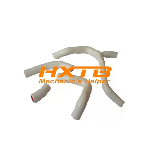 Enhance your CRF450R's cooling system with this WHITE silicone radiator hose kit, including Y-pipe