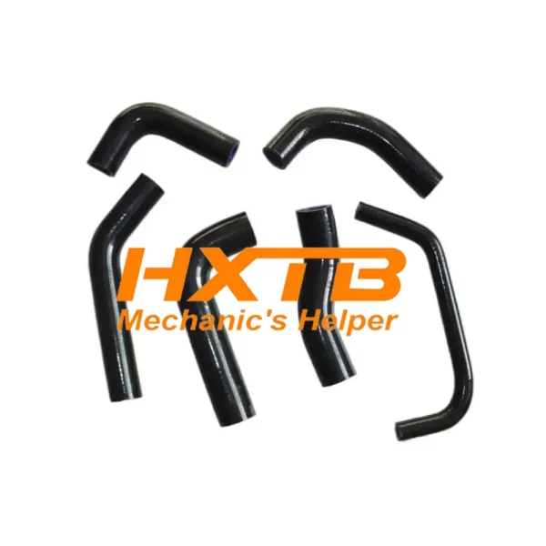 Aftermarket YELLOW silicone radiator hoses compatible with Honda XR650R (2000-2009)