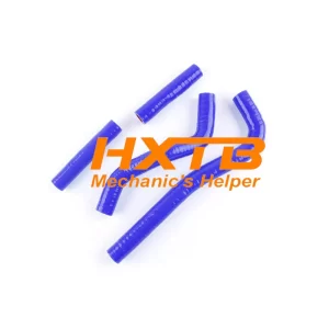 High-performance BLUE silicone radiator hose kit for Honda CRF150R (2007-2009) – improves cooling and durability