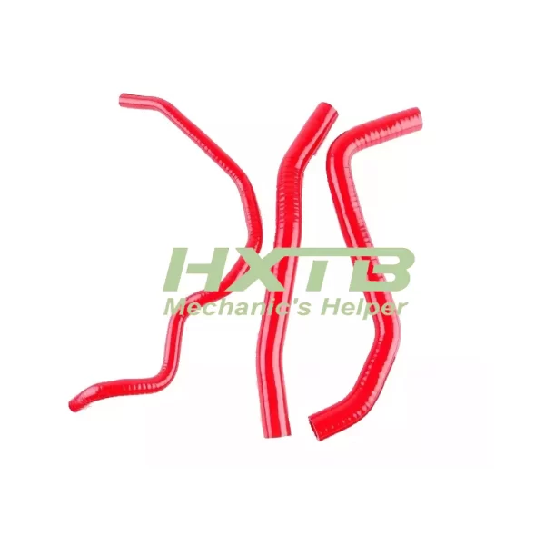 Red silicone radiator hose kit for Honda CRF250L (2013-2018), high-temperature resistant cooling system upgrade