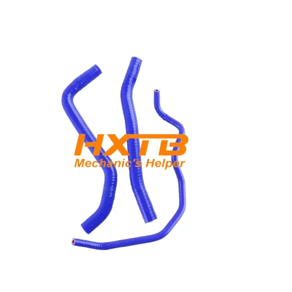 Durable BLUE silicone coolant hose kit for Honda CRF250L, reduces overheating risks on long rides