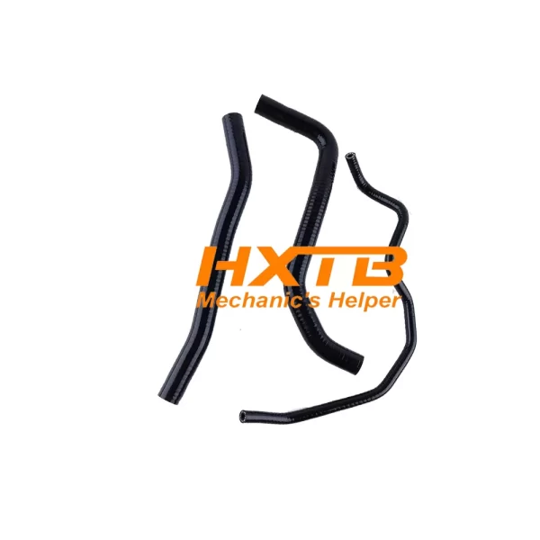 BLACK silicone hose replacement for Honda CRF250L (2013-2018), improves coolant flow efficiency
