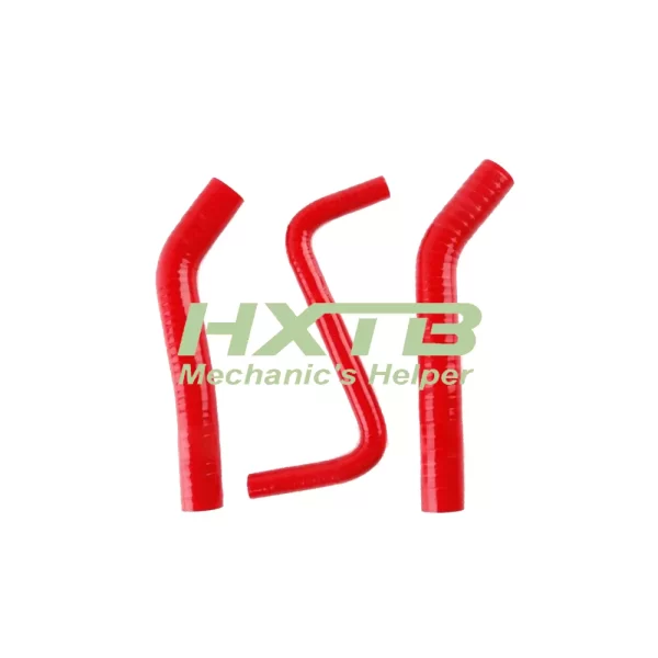 Red silicone radiator hose kit for Honda TRX450R (2006-2009) – high-performance cooling upgrade