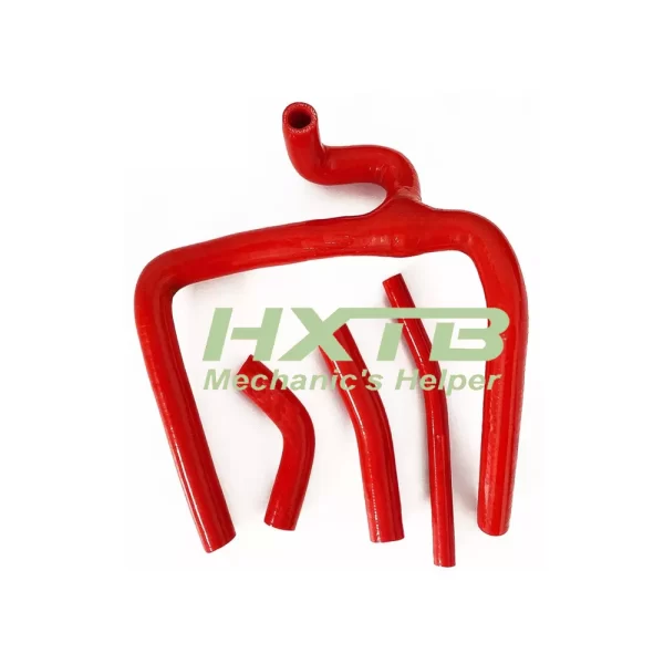 Red silicone radiator hose kit for Honda CR250/CR250R (2002-2008) – high-performance cooling upgrade