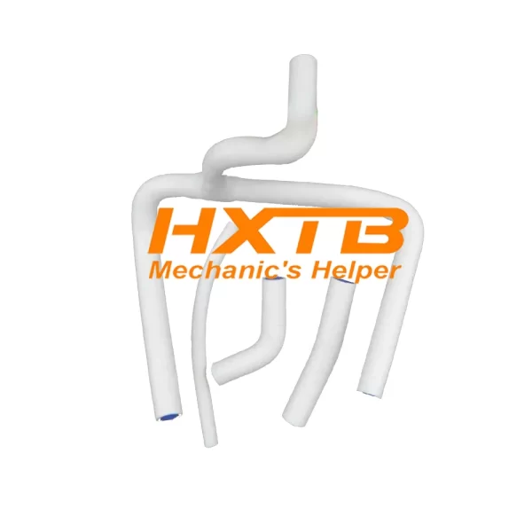 High-temperature resistant WHITE silicone radiator hoses for Honda CR250 motocross bikes