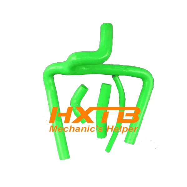 Performance radiator hose kit in GREEN silicone – compatible with Honda CR250R 2002-2008