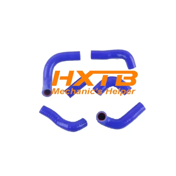 High-quality BLUE silicone hoses for Husqvarna TE250 & TC250, improves cooling and engine performance