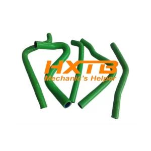 GREEN silicone radiator hose kit for Kawasaki KX250 (1990-1993) – high-performance cooling upgrade