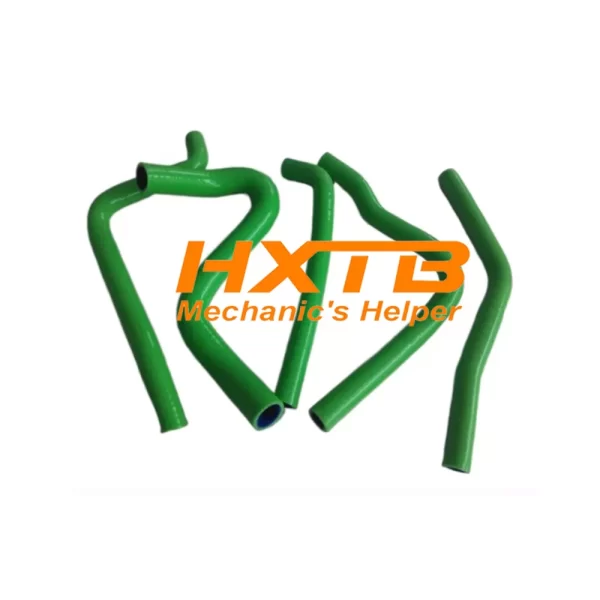 GREEN silicone radiator hose kit for Kawasaki KX250 (1990-1993) – high-performance cooling upgrade