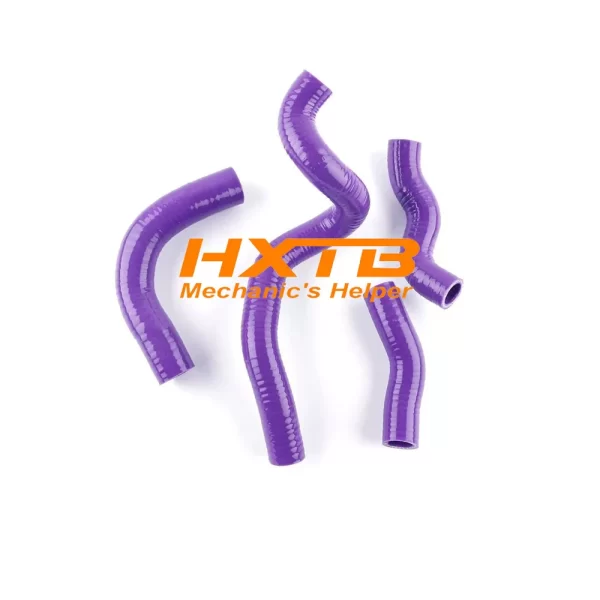 PURPLE silicone radiator hose kit for Kawasaki KLX650 (1993-1996) - high-performance cooling upgrade