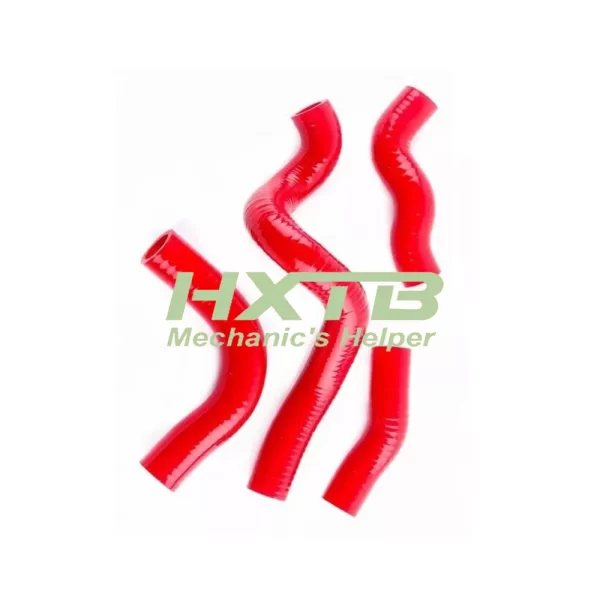 Durable silicone radiator hoses for Kawasaki KLX650 - improves coolant flow & engine cooling