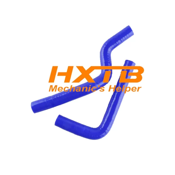 BLUE silicone radiator hose kit for Kawasaki KX125 (1987-1989) – durable & high-performance cooling upgrade
