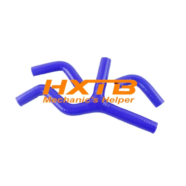 BLUE silicone Y-pipe coolant hose for improved KTM SX radiator flow (2003-2006)
