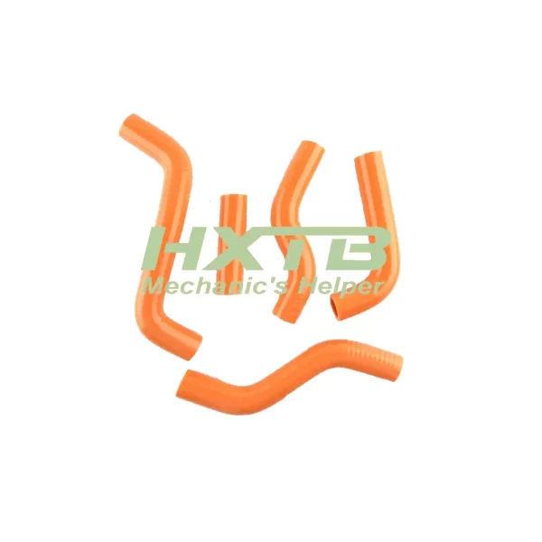 Performance radiator hose set in ORANGE for Suzuki RMZ250 2007, 2008, 2009 models