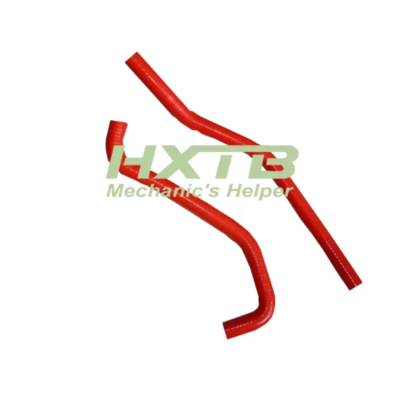 Vibrant red silicone hose replacement kit for Yamaha Raptor YFM700R ATV, 2006-2013 models