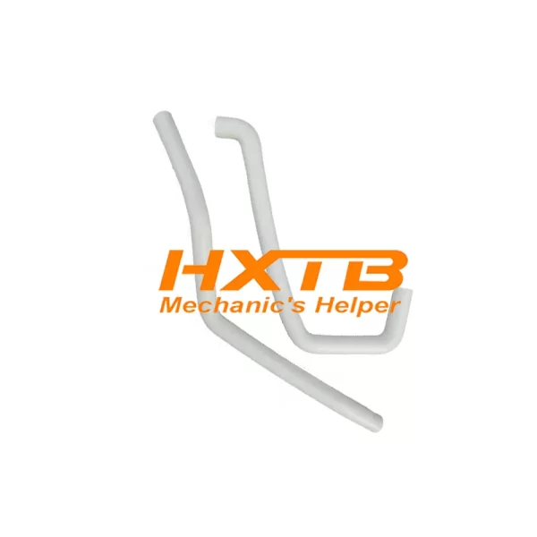 Direct-fit WHITE silicone radiator hoses for Yamaha Raptor YFM700R, perfect for ATV enthusiasts
