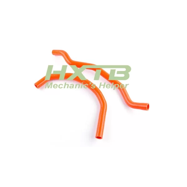 Replace stock hoses with these high-temp ORANGE silicone radiator hoses for Yamaha Banshee YFZ 350