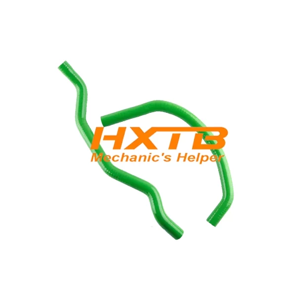 GREEN silicone radiator hose upgrade kit, compatible with Yamaha Banshee YFZ 350 ATVs