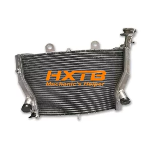High-performance aluminium radiator for BMW S1000RR (2009-2017), improves engine cooling and heat dissipation.